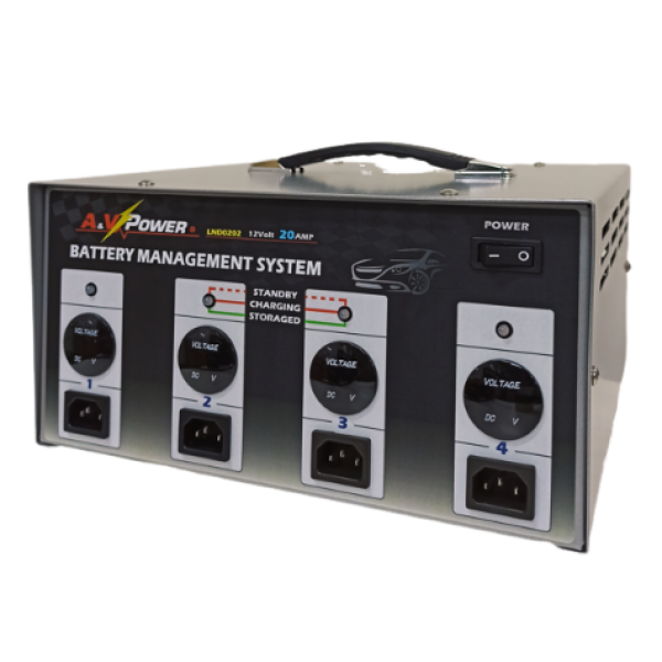 12V Battery Management System (4Ports)